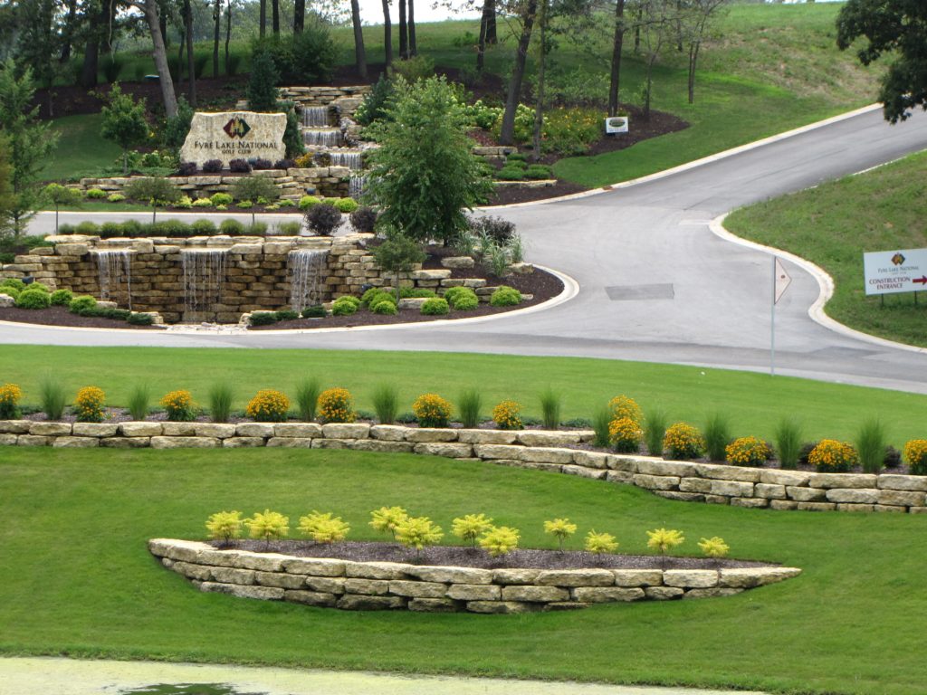 Landscaping project completed by Outdoor Innovations in Aledo, IL