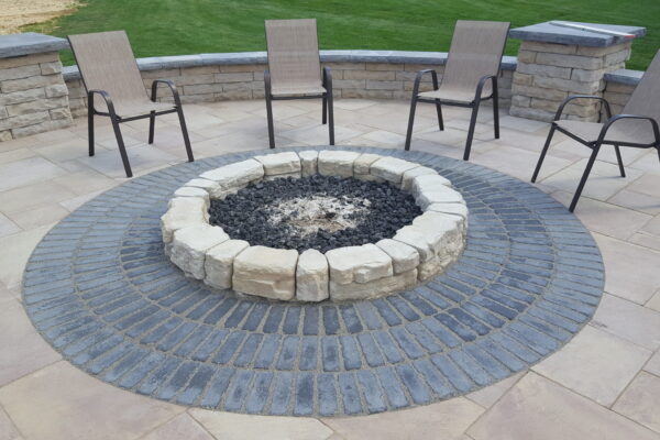 Wood burning fire feature by Outdoor Innovations