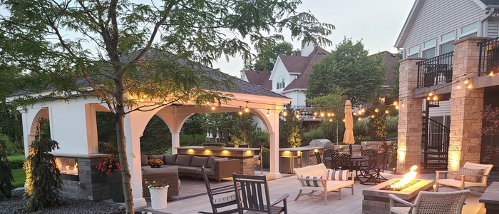 Outdoor entertaining at its finest built by Outdoor Innovations.