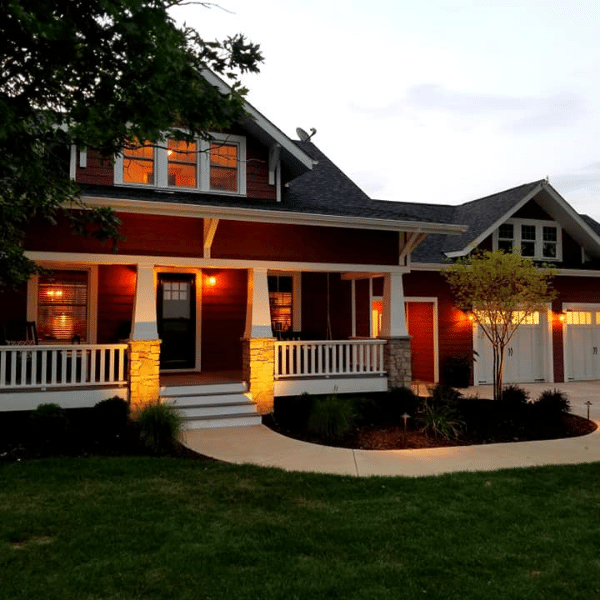 A home well lit with outdoor LED lighting will offer increased security. 