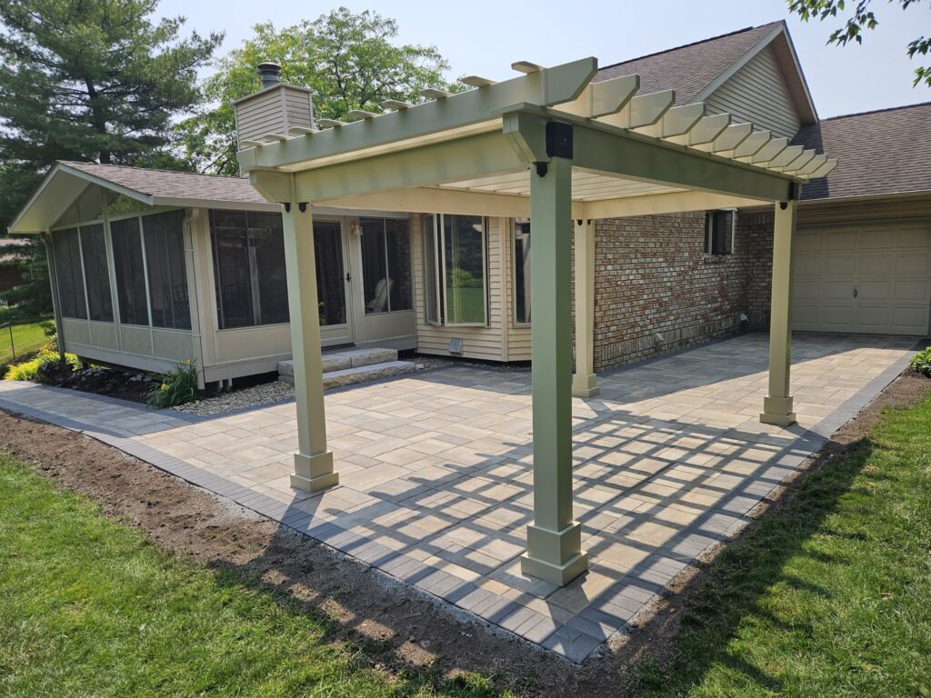 Pergolas are one feature that increases value to a home.
