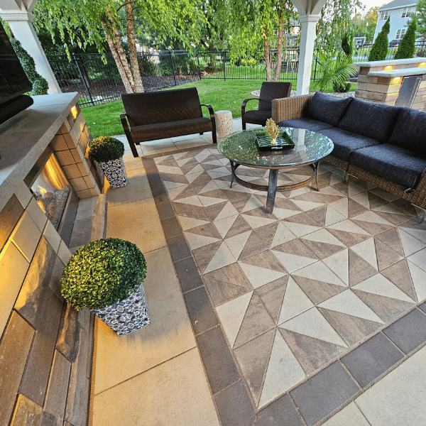 Image of an outdoor living space created by Outdoor Innovations.